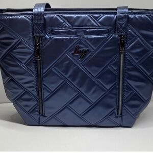 Lug Metallic Indigo Rally Tote